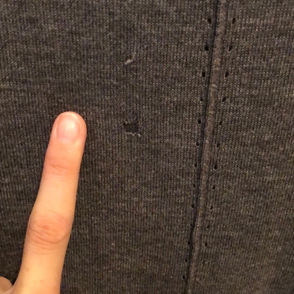 H&M basics grey v-neck tunic - Picture 4 of 4